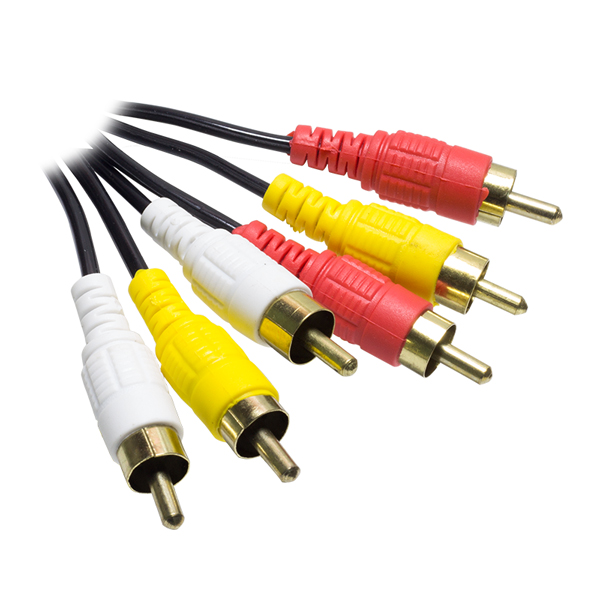 3 RCA + 3 RCA 1.5 METRE STANDART RCA KABLO POŞETLİ (K0)