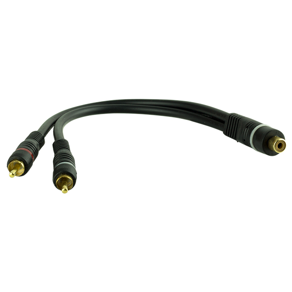 ANFİ Y KABLO 1 DİŞİ 2 ERKEK 25 CM KABLO (K0)