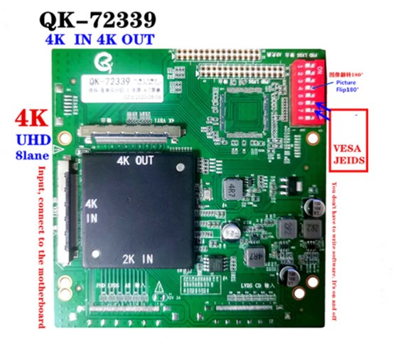LCD PANEL FLEXİ REPAİR QK72339 4K İN 2K OUT    4KİN2KOUT (K0)