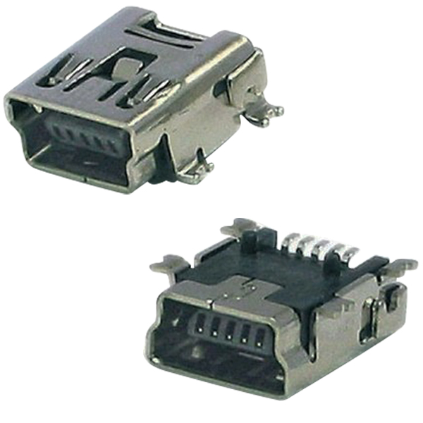 USB 5 PIN YATIK ŞASE MINI USB 5 PIN 90 (K0)