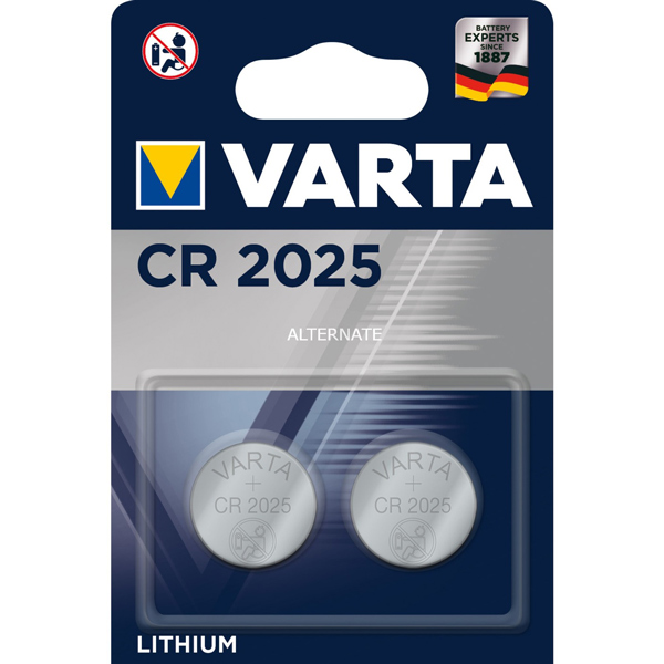 VARTA CR2025 LİTYUM PİL 2Lİ PAKET FİYAT (K0)