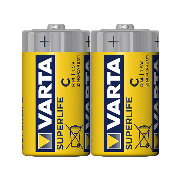 VARTA SUPERLIFE ÇİNKO ORTA BOY C PİL 24LÜ PAKET FİYAT (K0)