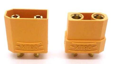 XT90 KONNEKTÖR ERKEK/DİŞİ SOKET ÇİFTİ (LIPO BATARYA İÇİN) (K0)