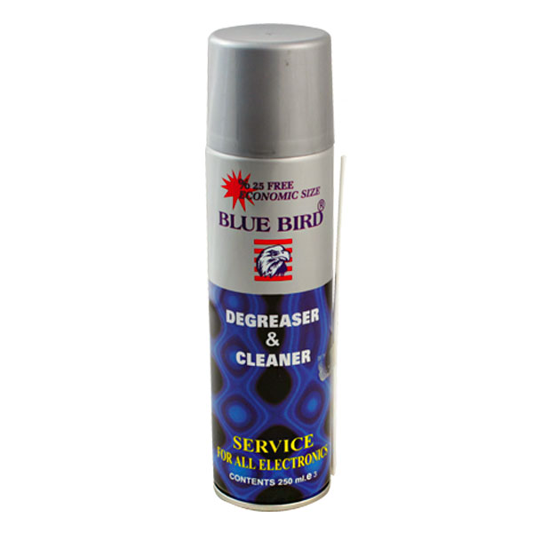 YAĞSIZ SPREY BLUE BIRD DEGREASER CLEANER (BB-251) MAVİ 250 ML (K0)
