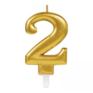 2 Rakam Mum Gold Renk (K0)