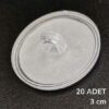20 Adet Şeffaf Yuvarlak 3 Cm Çaplı Güçlü Disk Yapışkanlar (K0) - Görsel 2