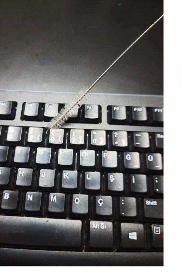 3 Lü Pratik Fırça  Esnek Bükülebilir Klavye Mouse Arası Temizlik Fırçası (K0)