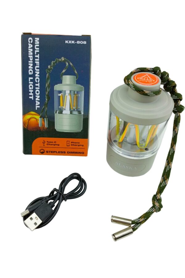 3IN1= KAMP LAMBASI - FENER - POWERBANK  USB ŞARJ (K0)