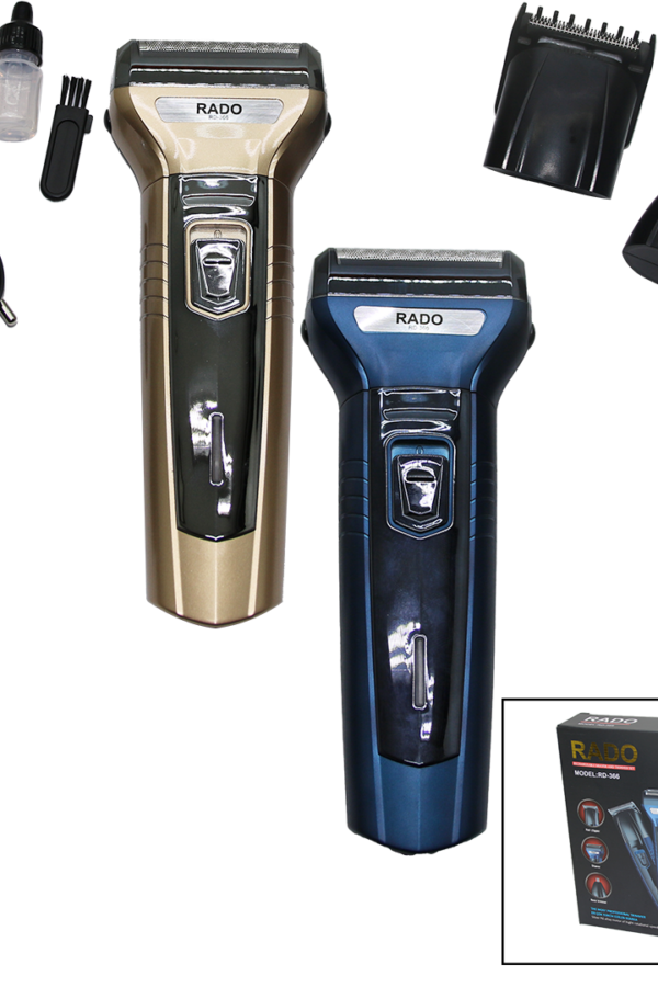 3IN1 SIFIR SAKAL - BURUN-KULAK KIL ALMA - SAÇ SAKAL FİŞ ŞARJLI TRAŞ MAKİNESİ RD-366 (K0)