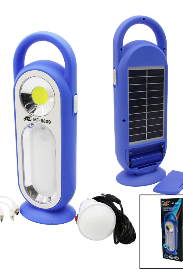 3IN1SOLAR - PİLLİ - USB ŞARJLI - FENER IŞILDAK POWERBANK LED - COB - SEYYAR AMPUL (K0)