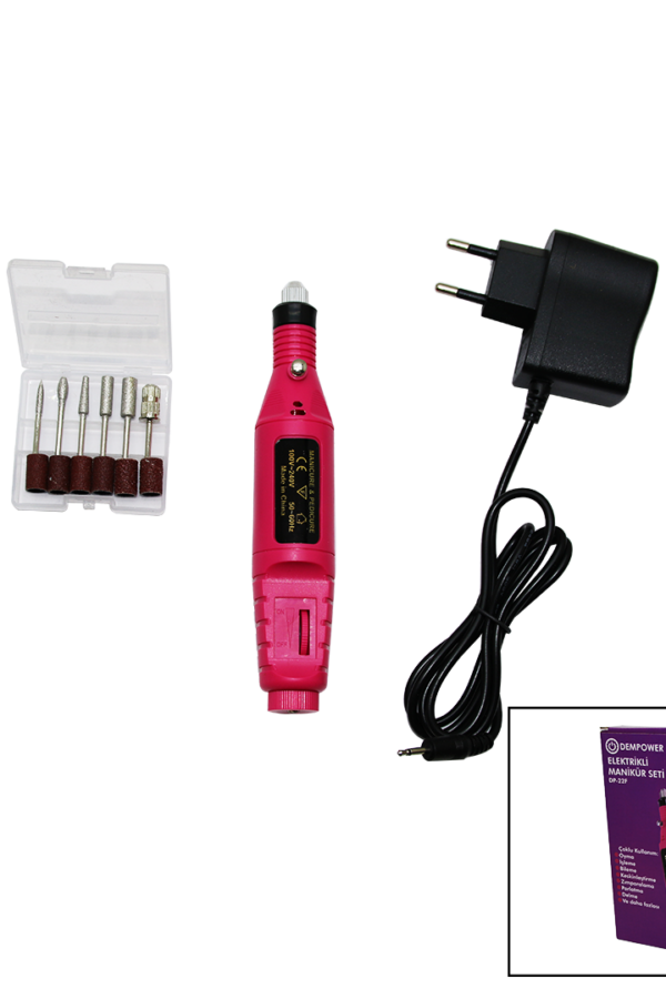 7 UÇLU ELEKTRİKLİ MANİKÜR PEDİKÜR SETİ 2000-300RPM HIZ (K0)