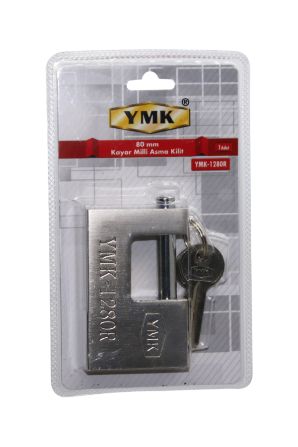 80MM GRİ KAYAR MİLLİ ASMA KİLİT (K0)