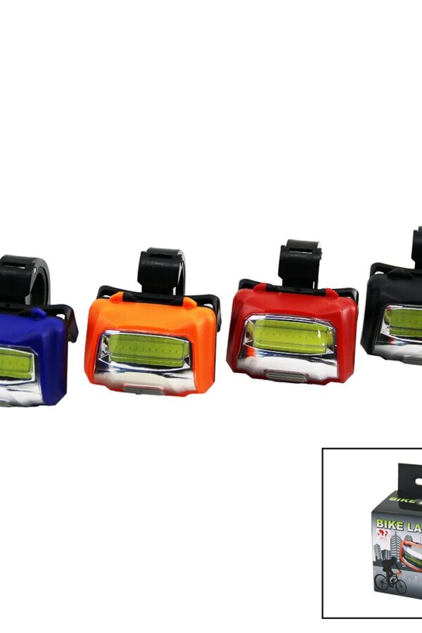 BIKE LAMP PİLLİ BİSİKLET LAMBASI 3W - 200 LUMMENS - 20MT AYDINLATMA (K0)