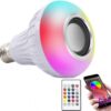 Bluetooth Hoparlör Akıllı Led Ampul Lamba (K0) - Görsel 3