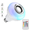 Bluetooth Hoparlör Akıllı Led Ampul Lamba (K0) - Görsel 4