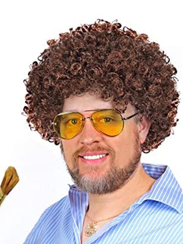 Bob Ross Bonus Peruk Kahverengi Renk 120 gr (K0)