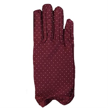 Bordo Renk Puanlı Çocuk Eldiveni (K0)