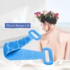 Çift Taraflı Banyo Hamam Lifi Silikon Masajlı Yumuşak Duş Lifi Uzun Ömürlü Hazır Banyo Kesesi (K0) - Görsel 2