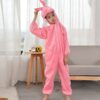 Çocuk Tavşan Kostümü Pembe Renk 2-3 Yaş 80 cm (K0) - Görsel 3