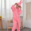 Çocuk Tavşan Kostümü Pembe Renk 2-3 Yaş 80 cm (K0) - Görsel 5