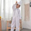 Çocuk Tavşan Kostümü Beyaz Renk 2-3 Yaş 80 cm (K0) - Görsel 3