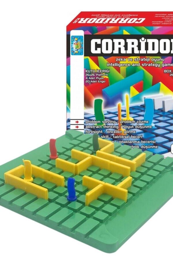 Corridor Plus Oyun Seti Zeka ve Strateji Oyunu Koridor Oyunu (K0)