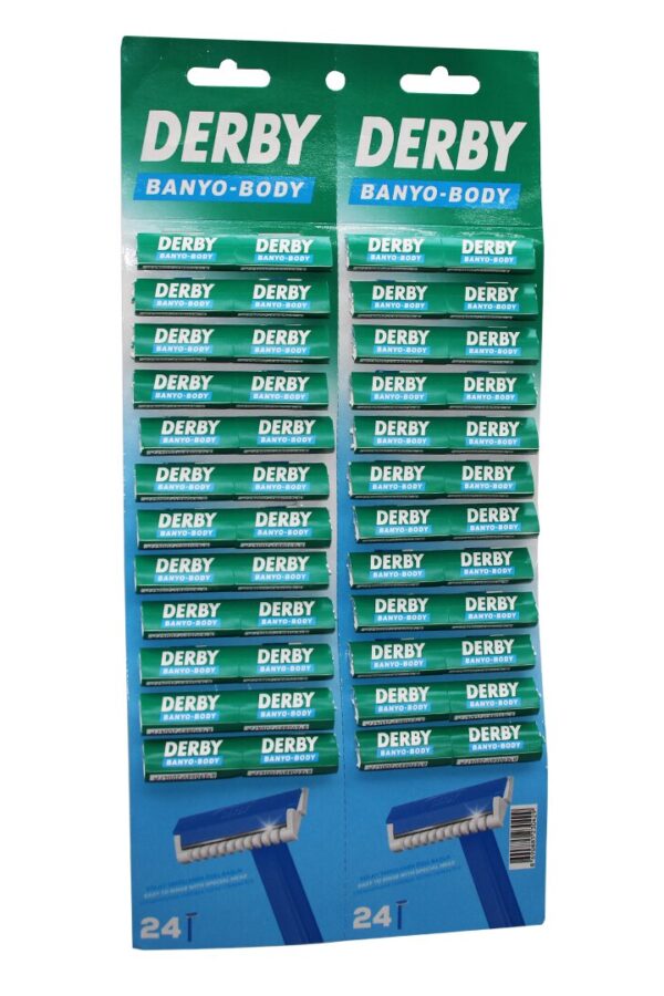 DERBY BANYO BODY TEK BIÇAK KARTELALI JİLET 48PCS (K0)
