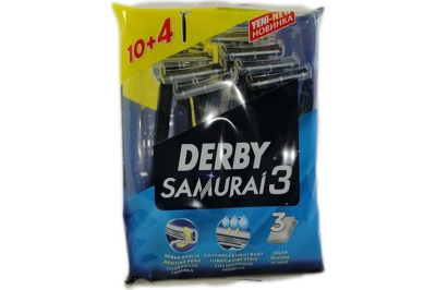 DERBY SAMURAİ 3 BIÇAK 10+4 PARÇA.POŞETLİ (K0)