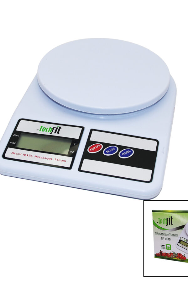 DİJİTAL MUTFAK TERAZİSİ TARTI 10KG TF-1010 (K0)
