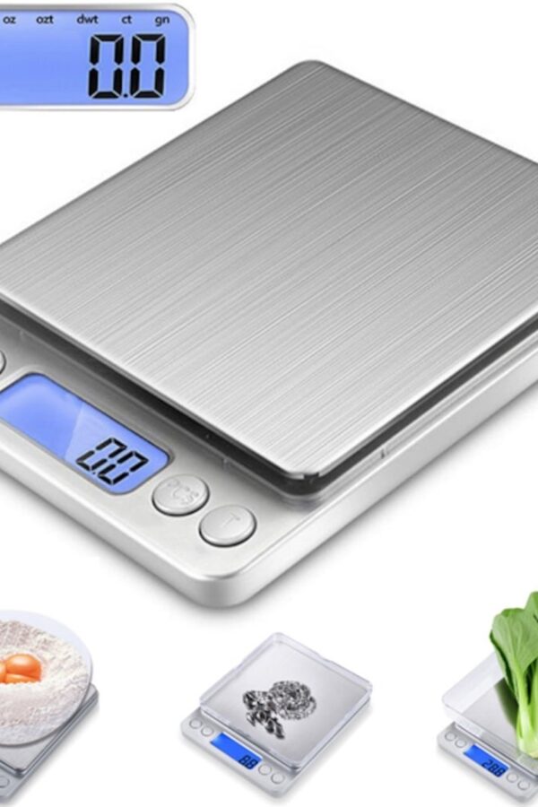 Dijital Hassas Mutfak Terazisi Hassas Tartı 2000 Gr./0.1 Gr. Hassasiyet (K0)