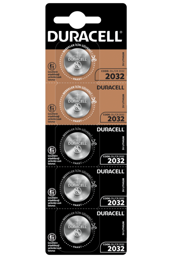 DURACELL 2032 PARA PİLİ 5Lİ KART (K0)