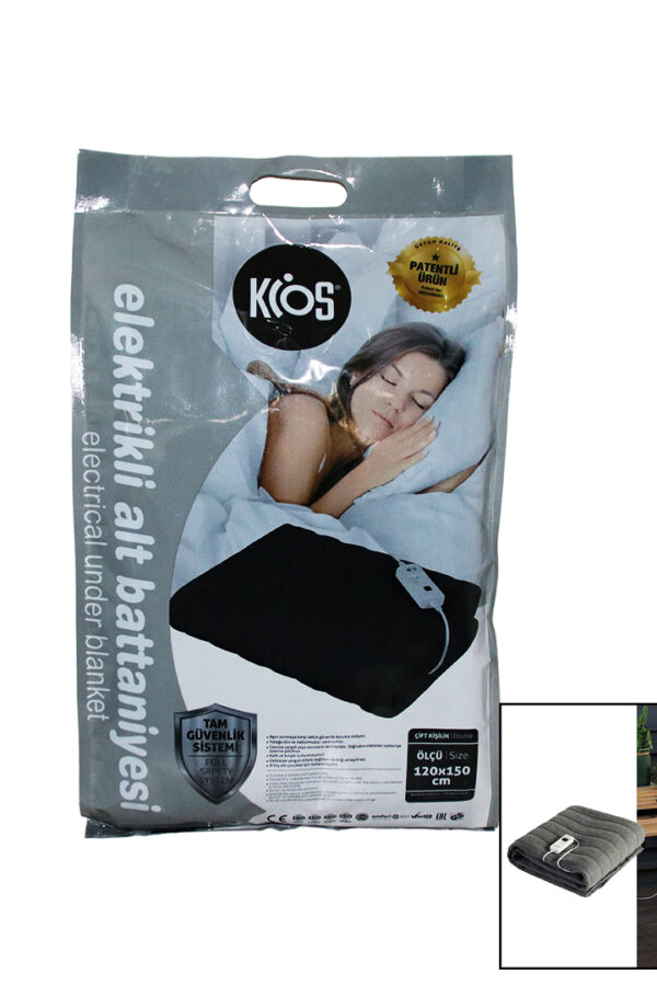 ELEKTRİKLİ ALT BATTANİYESİ ÇİFT KİŞİLİK 120X150CM (K0)