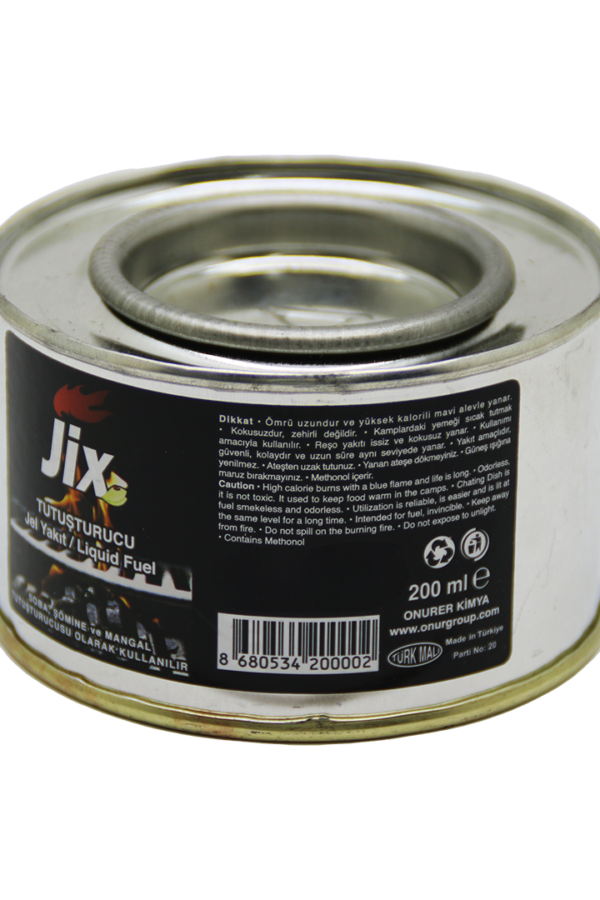 JİX TUTUŞTURUCU 200ML TENEKE JEL YAKIT (K0)