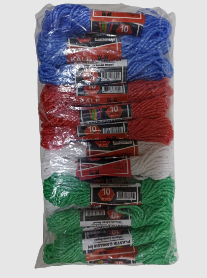 KALE Plastik Çamaşır ipi 10 Metre 24 Adet (K0)