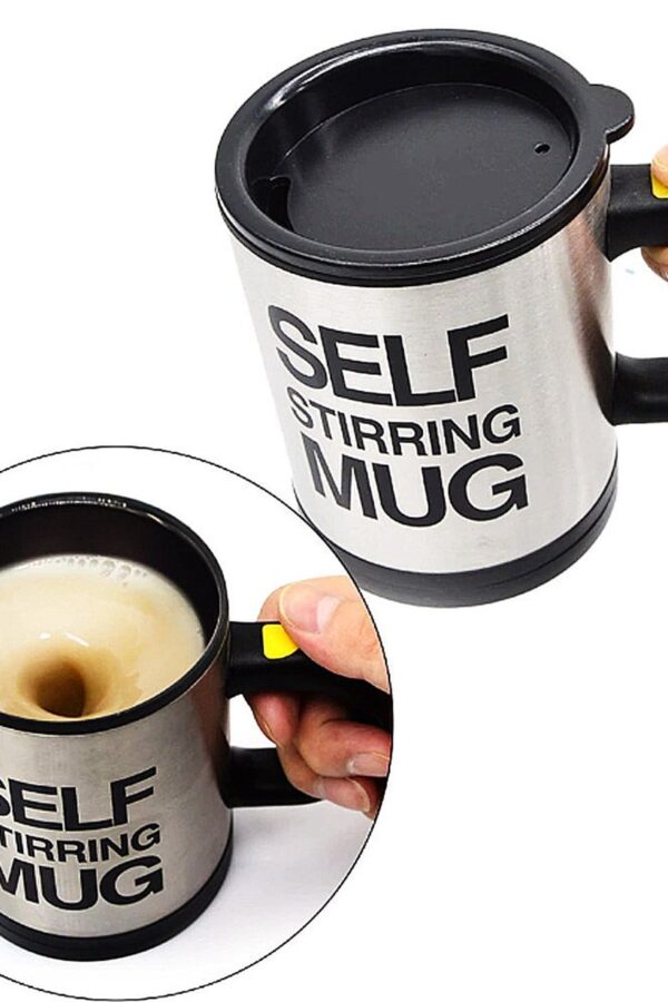 Karıştırıcı Özellikli Mikser Kupa Bardak Self Stirring Mug (K0)