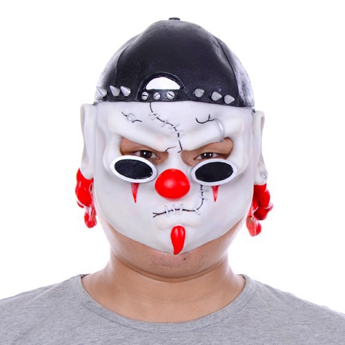 Lateks Şapkalı Gözlüklü Beyaz Maske (K0)