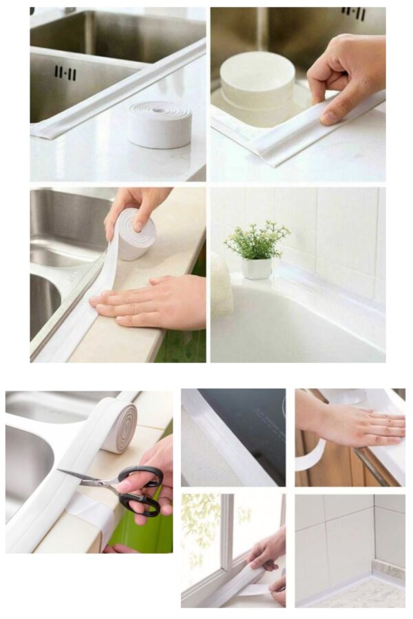 Su Sızdırmaz Bant Lavabo Küvet Kenar Bandı (3.2m) (K0)