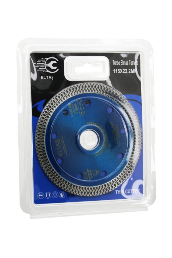 TURBO  ELMAS   MERMER  KESİCİ DİSK  115MMX22.2MM   İNCE HASSAS  TESTERE 1.2MM (K0)