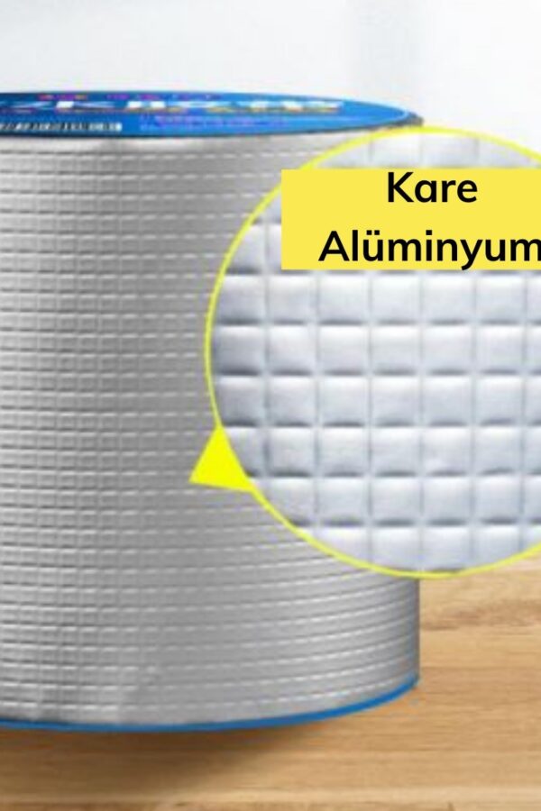 Yüksek Sıcaklık Dayanan Su Geçirmez Çatı Boru Duvar Çatlak Onarıcı Yapışkan Bant Folyo 5 cm (K0)