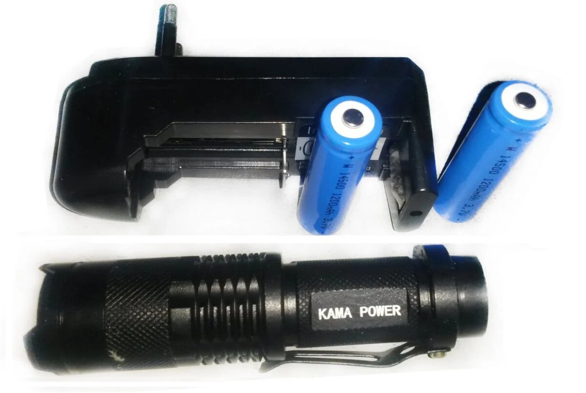 Zoomlu Şarjlı El Feneri KM-82 (K0) - Görsel 4